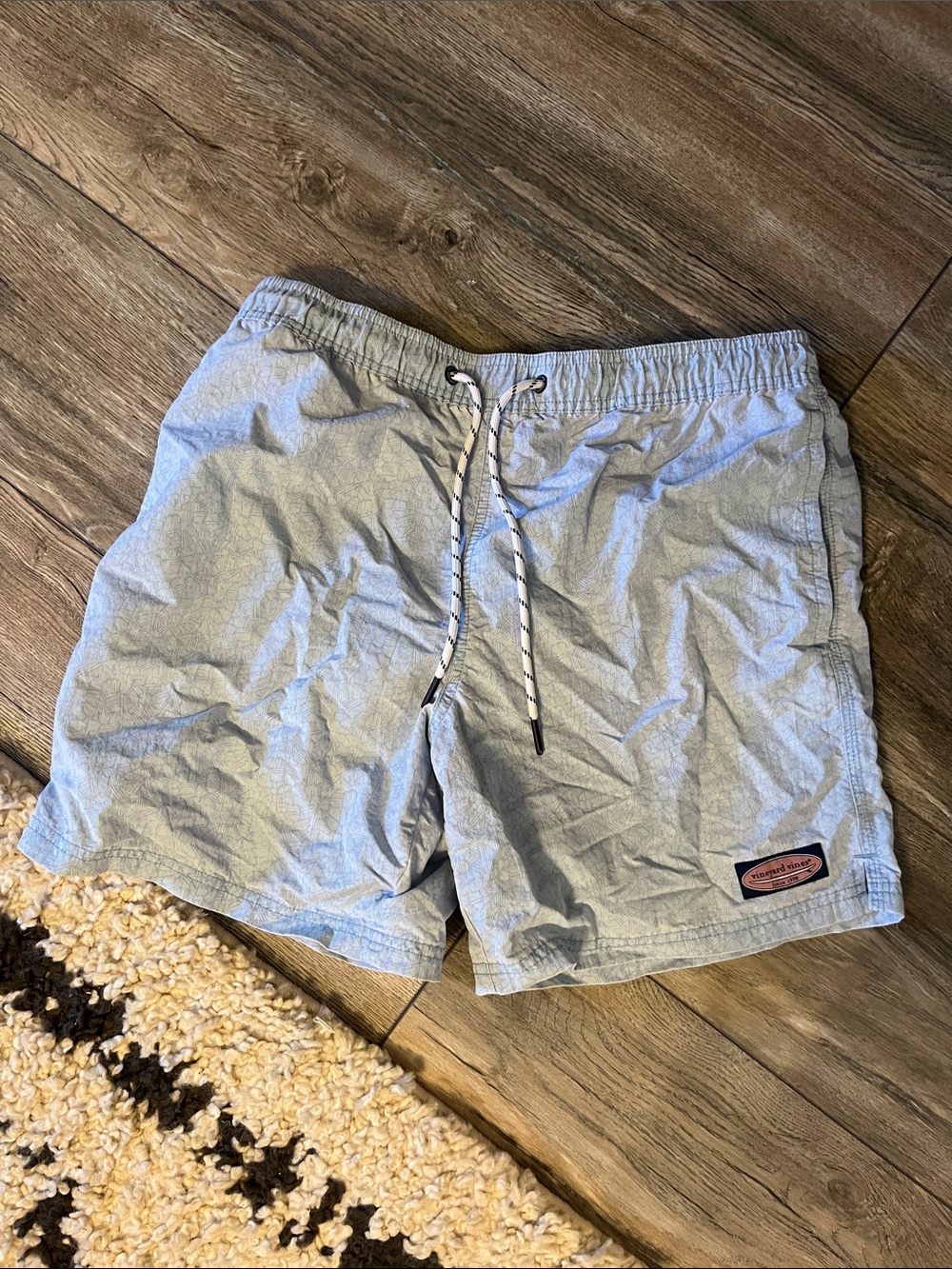 Vineyard vines men’s Light Blue Drawstring Swim Shorts